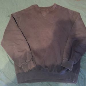 dark green crewneck sweatshirt